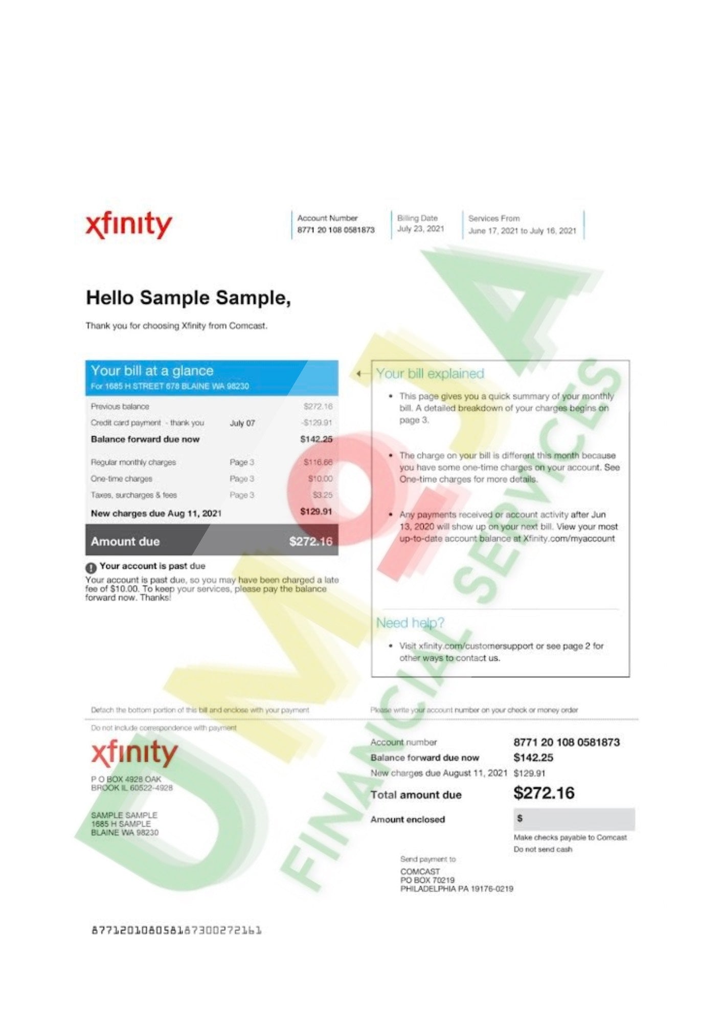 Custom Utility Bills